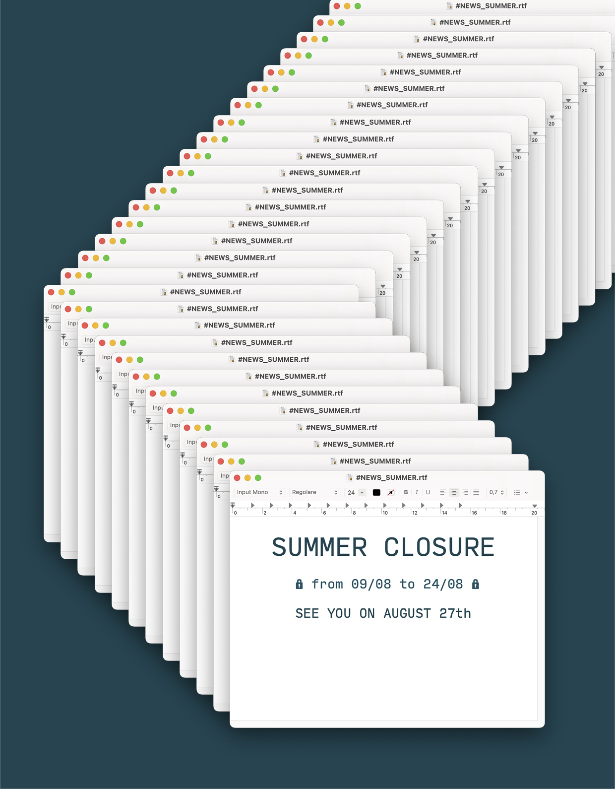 Summer break