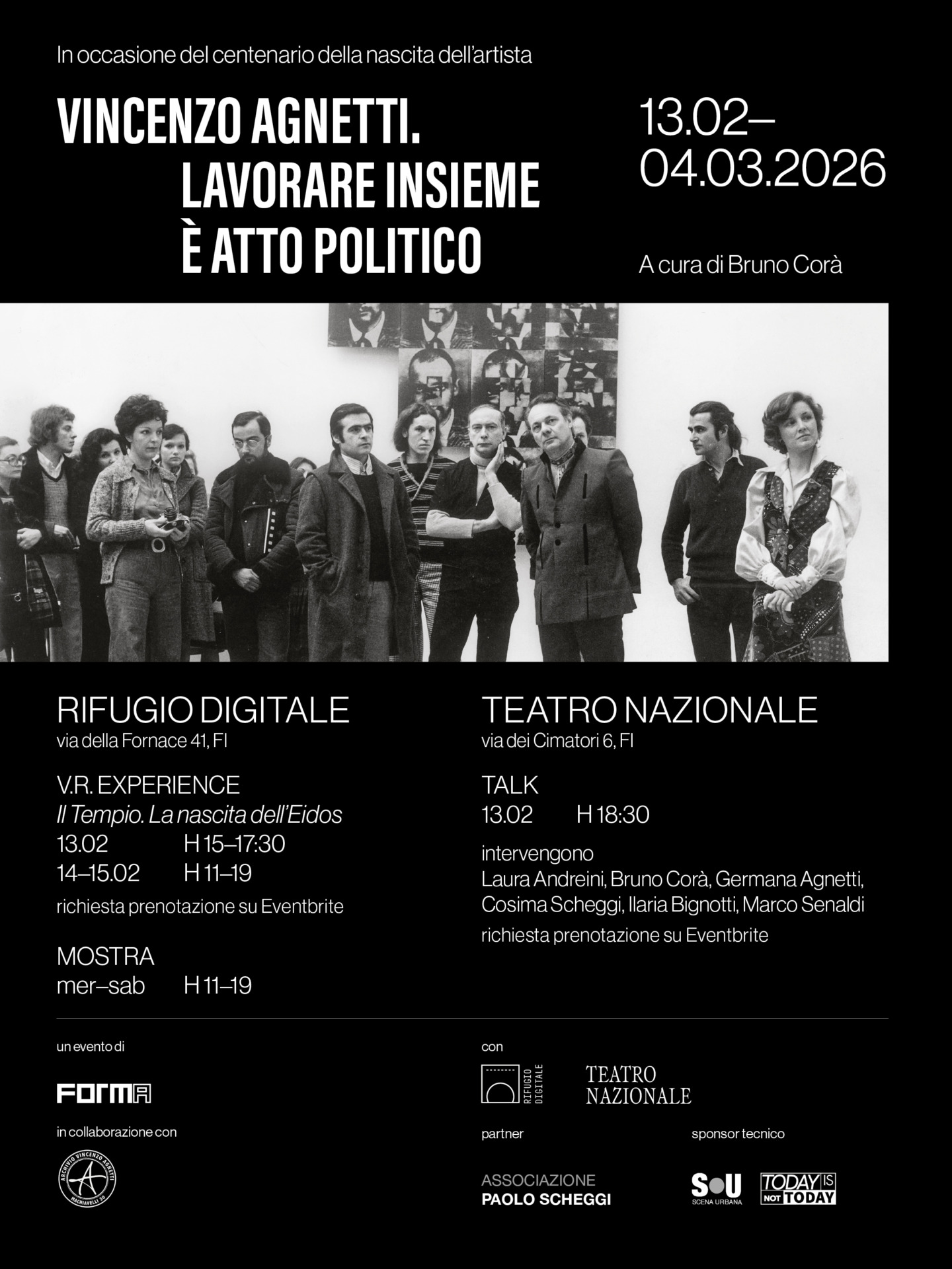 Vincenzo Agnetti. Lavorare insieme è atto politico