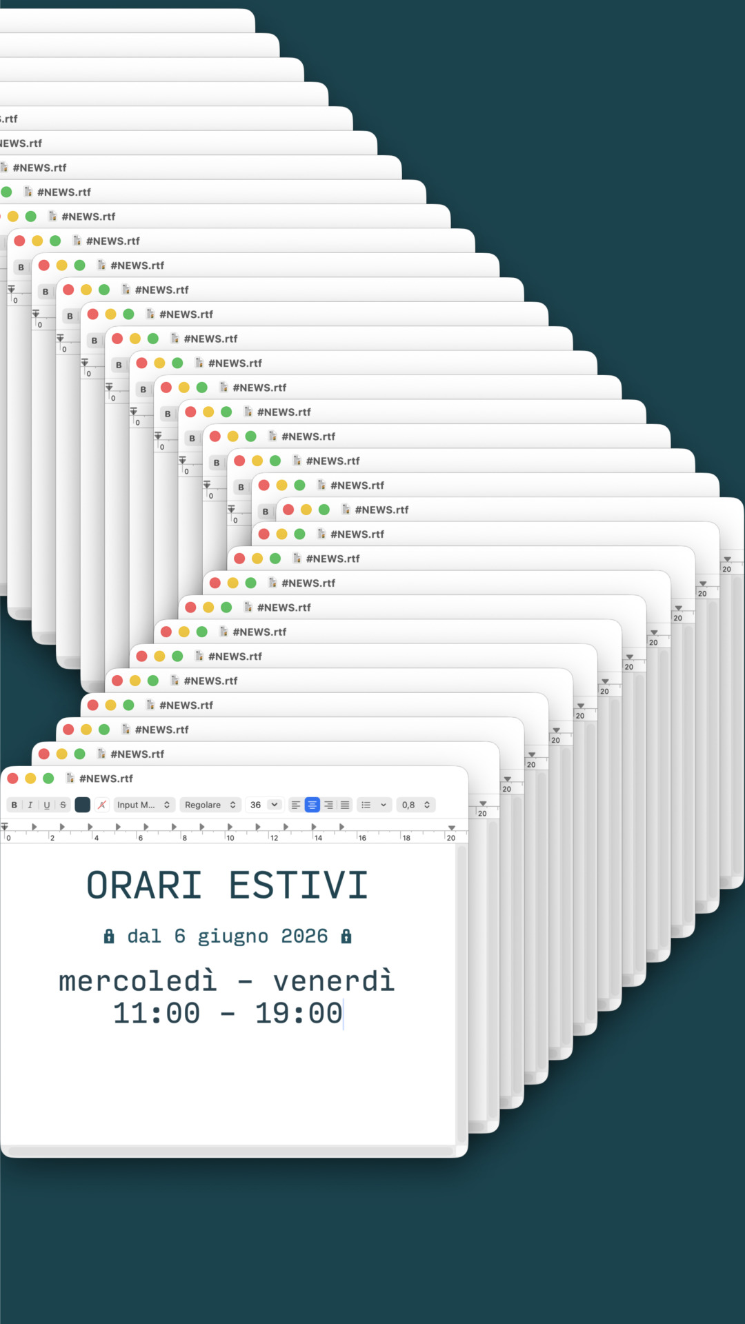 Orari estivi